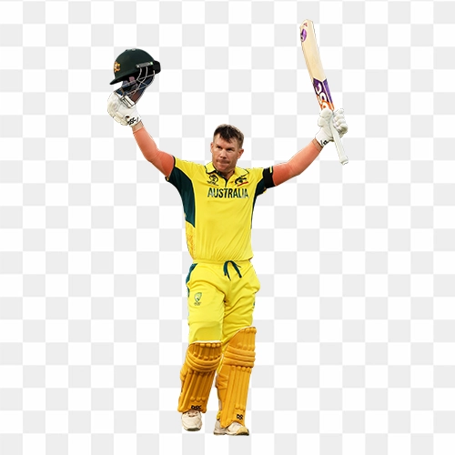 David Warner Australian cricketer transparent PNG Image